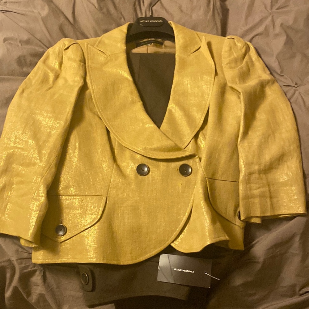 New blazer and pant outfit